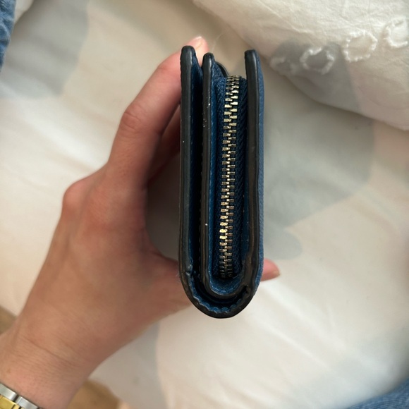 NWOT Blue Coach snap wallet - Picture 8 of 8